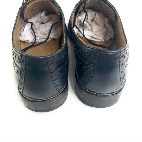 Johnston & Murphy Lace Up Brouged Derby Black - Picture 5 of 7